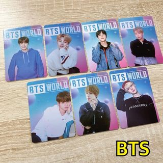 BTS WORLD OST ラゲッジタグ 特典 トレカ 7枚セット(アイドルグッズ)