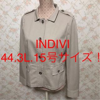 インディヴィ(INDIVI)の★INDIVI/インディヴィ★大きいサイズ！長袖ジャケット44(3L.15号)(その他)