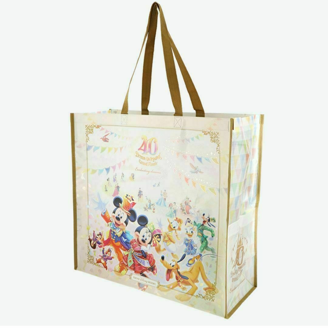 ディズニー ショッピングバッグ 40周年 グランドフィナーレ エンタメ/ホビーのおもちゃ/ぬいぐるみ(キャラクターグッズ)の商品写真