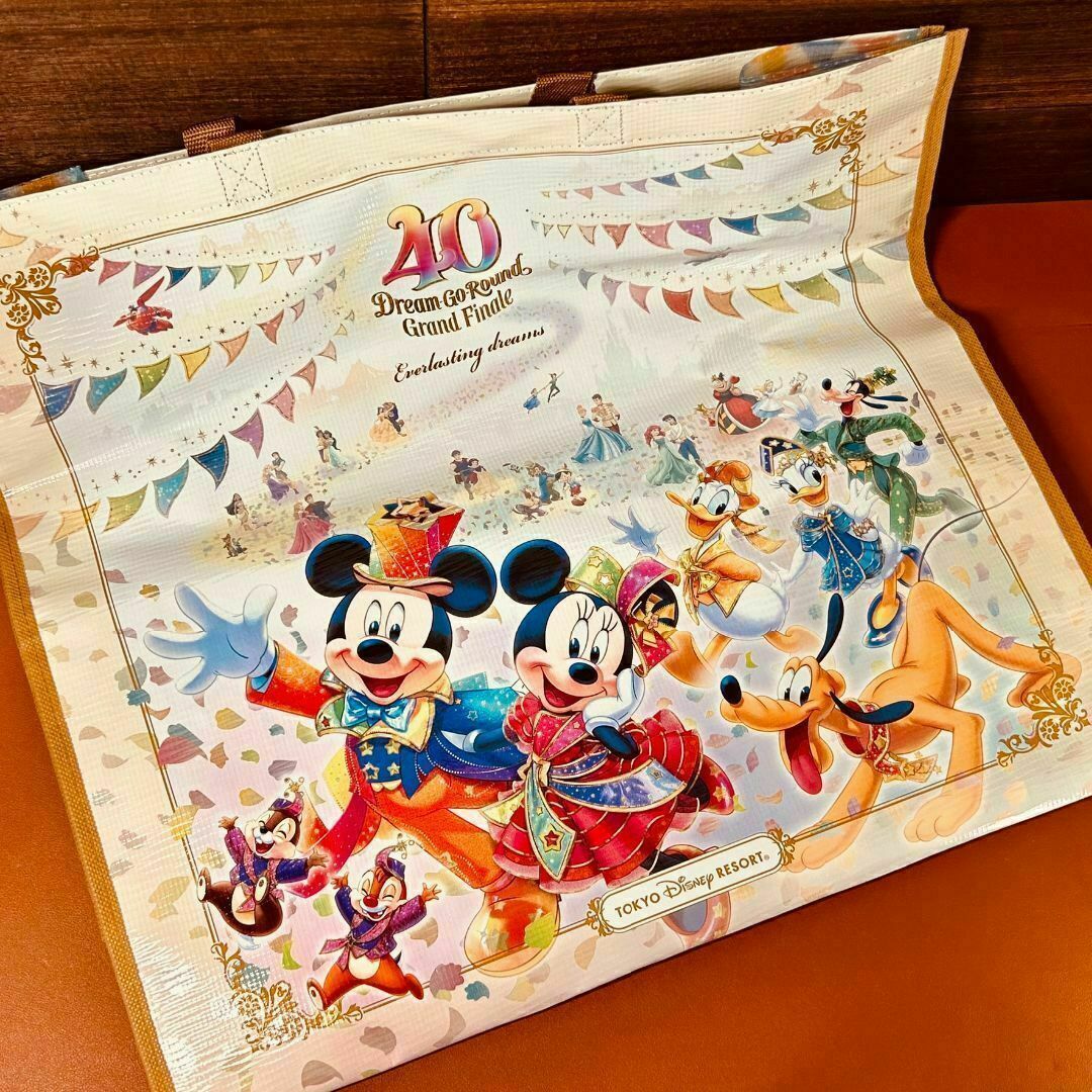 ディズニー ショッピングバッグ 40周年 グランドフィナーレ エンタメ/ホビーのおもちゃ/ぬいぐるみ(キャラクターグッズ)の商品写真