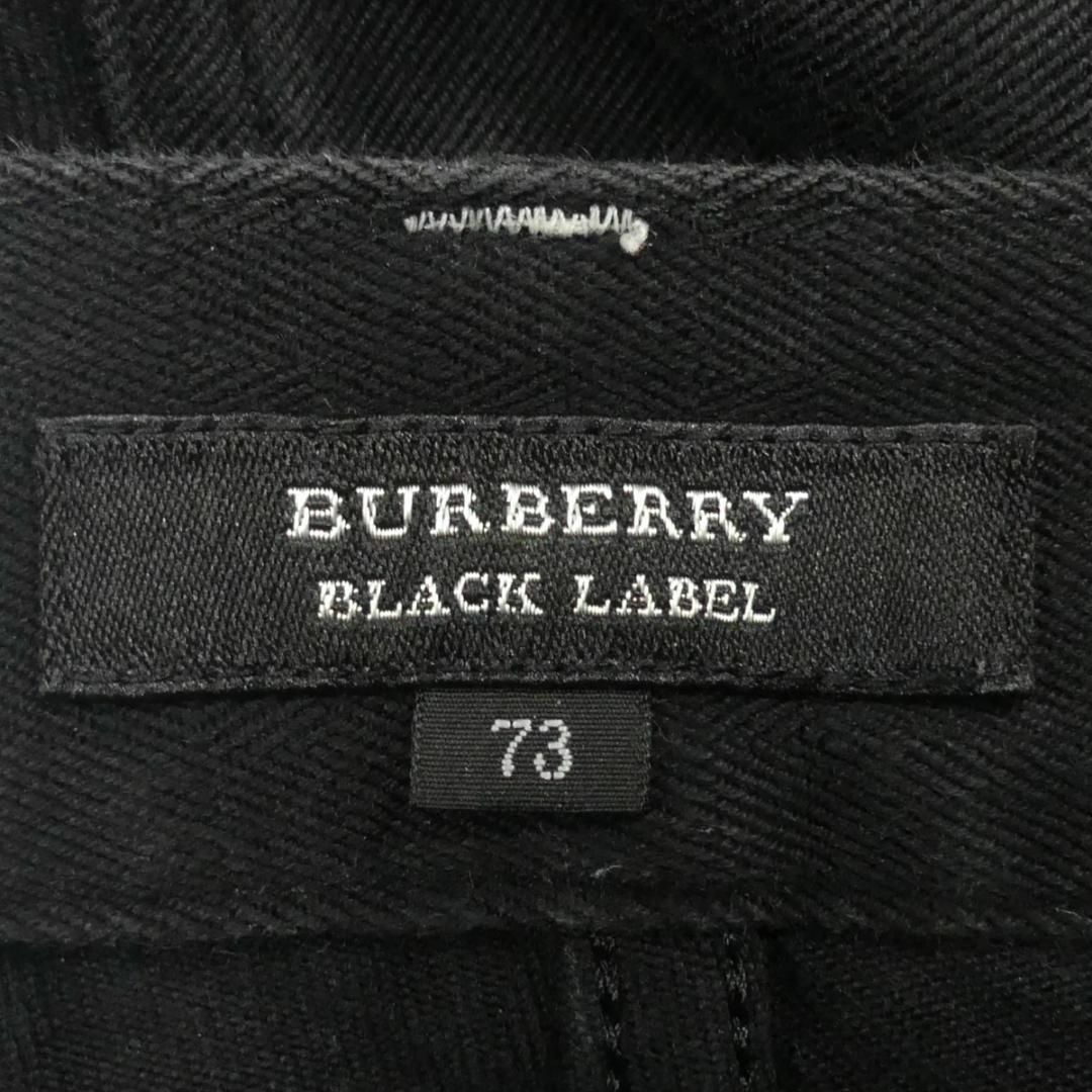 BURBERRY BLACK LABEL(バーバリーブラックレーベル)の廃盤 バーバリーブラックレーベル パンツ ノバチェック 黒 刺繍 TJ907 メンズのパンツ(スラックス)の商品写真