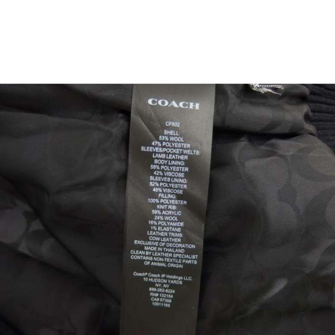 COACH コーチ/レザー切替スタジャン/CF802/XL/メンズアウター/ABランク/82【中古】 メンズのジャケット/アウター(ダッフルコート)の商品写真