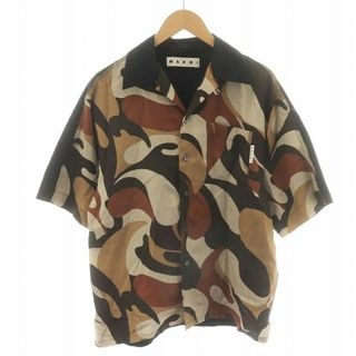 マルニ(Marni)のMARNI 22SS シャツ 半袖 44 XS 茶 CUMU0234Q1(シャツ)