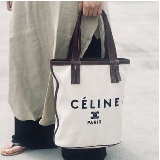 セリーヌ(celine)のセリーヌ　トートバッグ　ロゴ　A4(トートバッグ)