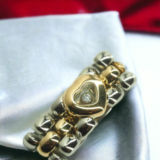 Chopard - ◆Chopardショパール　ハッピーダイヤモンドリング　750YG/SS 12号