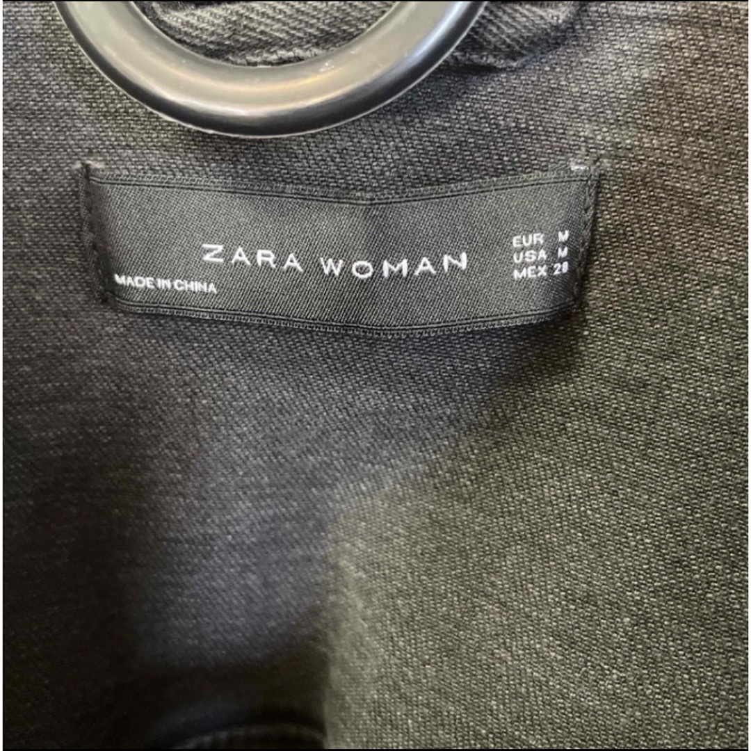 ZARA(ザラ)の♡本日限定お値下♡ZARA ビジュー チュール デニムジャケット M♡ レディースのジャケット/アウター(Gジャン/デニムジャケット)の商品写真