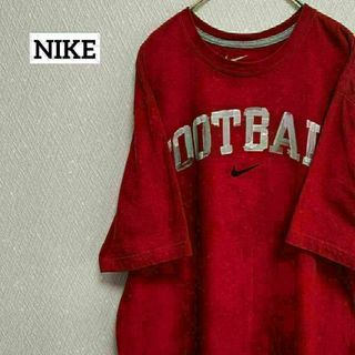 ナイキ(NIKE)のNIKE ナイキ Tシャツ 半袖 ゆるだぼ フットボール ロゴ XXL(Tシャツ/カットソー(半袖/袖なし))