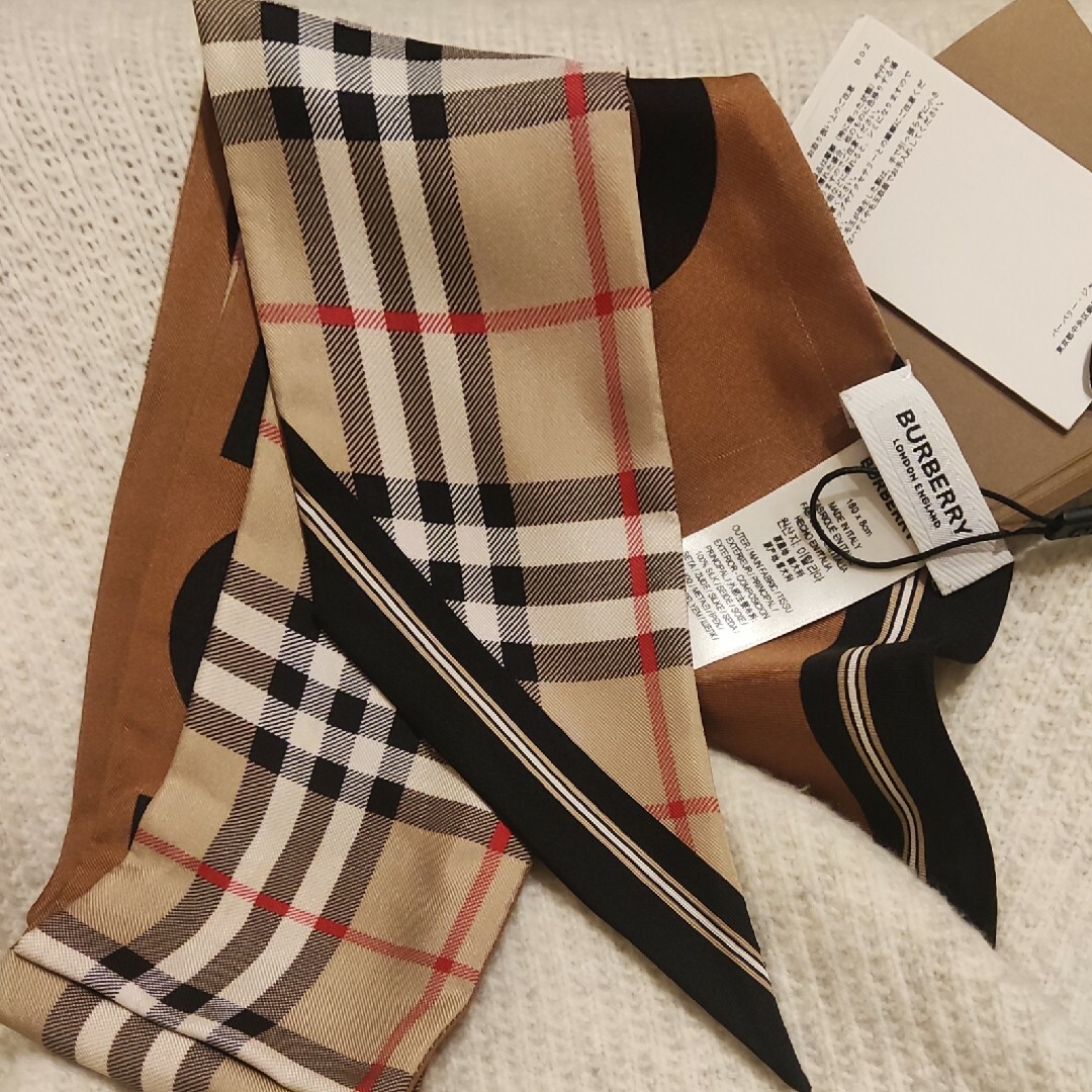 BURBERRY(バーバリー)のバーバリースキニースカーフ レディースのファッション小物(バンダナ/スカーフ)の商品写真