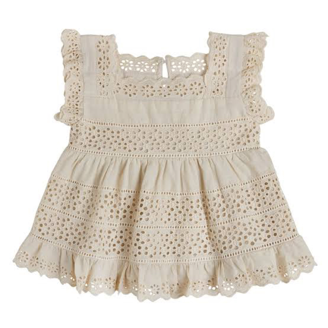 SOOR PLOOM(ソーアプルーム)の【Little Cotton Clothes】Avaブラウス　4-5Y キッズ/ベビー/マタニティのキッズ服女の子用(90cm~)(ブラウス)の商品写真