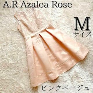 美品 A.R Azalea Rose レース刺繍 パーティードレス ピンク系 M(ナイトドレス)