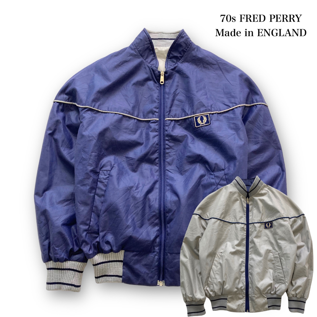 FRED PERRY(フレッドペリー)の【FRED PERRY】70s フレッドペリー リバーシブルジャケット 古着 メンズのジャケット/アウター(ブルゾン)の商品写真