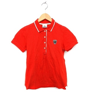 ラコステ(LACOSTE)のラコステ 国内正規品 ポロシャツ ロゴ ステンカラー コットン 綿 半袖 42 (ポロシャツ)