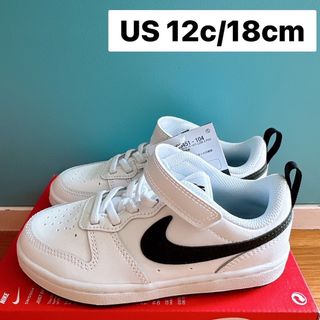 ナイキ(NIKE)の【新品】【18cm】NIKE COURT BOROUGH LOW 2 (PSV)(スニーカー)