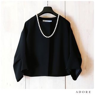 アドーア(ADORE)の◆幻◆希少レア　定価4.6万円 ADORE　ダブルクロスジャケット　冠婚葬祭(シャツ/ブラウス(長袖/七分))