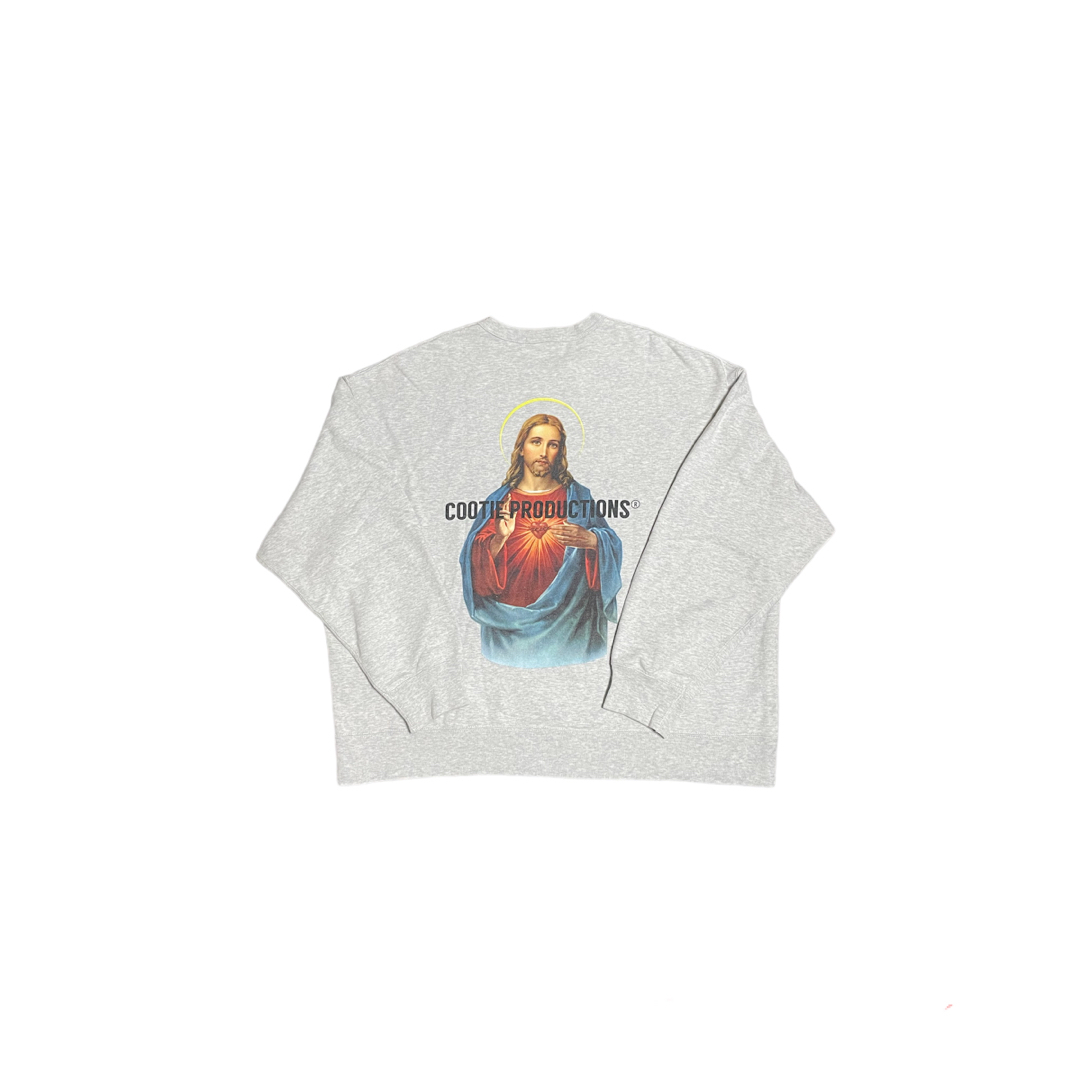 COOTIE(クーティー)のCOOTIE Print Crewneck Sweatshirt (JESUS) メンズのトップス(スウェット)の商品写真