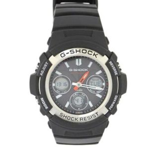 <br>CASIO カシオ/G-SHOCK/アナデジ/電波ソーラー腕時計/AWG-M100-1AJF/Aランク/88【中古】(腕時計(アナログ))