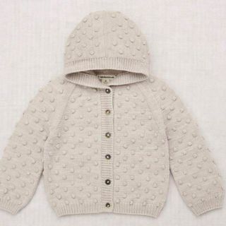 misha and puff hooded popcorn cardigan