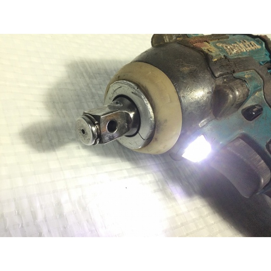 Makita(マキタ)の☆中古品☆ makita マキタ 18V 充電式インパクトレンチ TW300DRGX 青/ブルー バッテリー2個(18V 6.0Ah) 充電器＋ケース付き 87389 自動車/バイクのバイク(工具)の商品写真