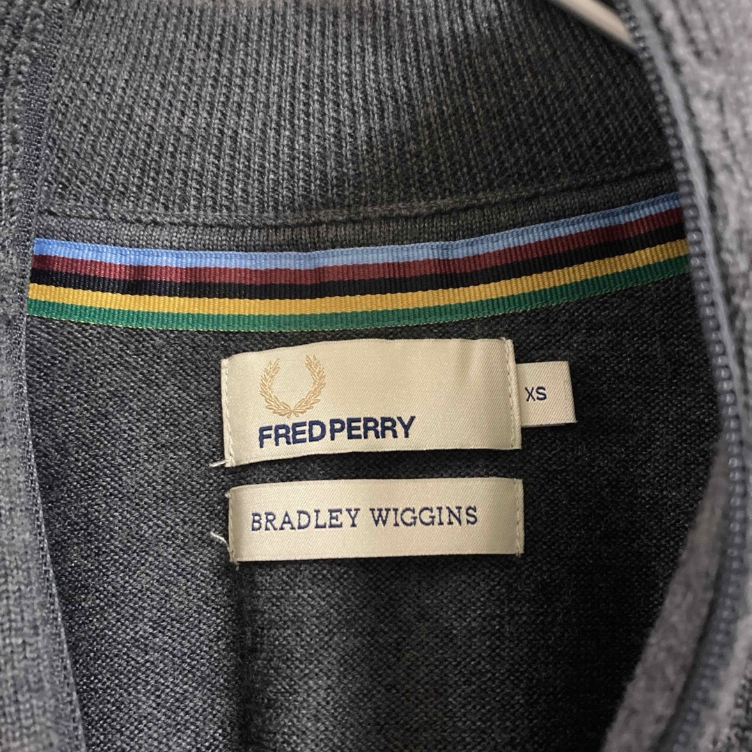 FRED PERRY(フレッドペリー)のフレッドペリー⭐️ハーフジップアップ⭐️後ろポケット⭐️ウール100%⭐️ メンズのトップス(ニット/セーター)の商品写真