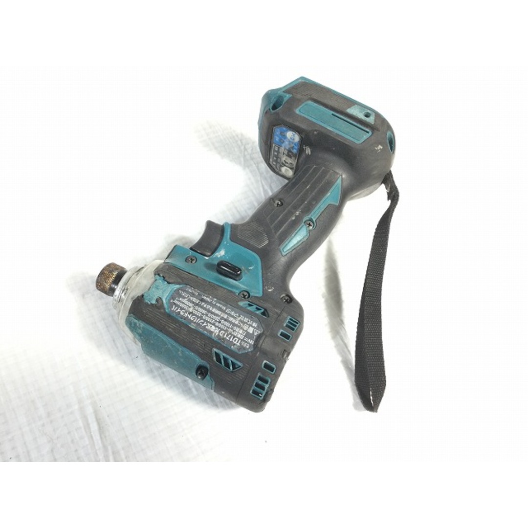 Makita(マキタ)の☆中古品☆ makita マキタ 18V 充電式インパクトドライバー TD171DRGX 青/ブルー バッテリー2個(6.0Ah) 充電器＋ケース 87541 自動車/バイクのバイク(工具)の商品写真