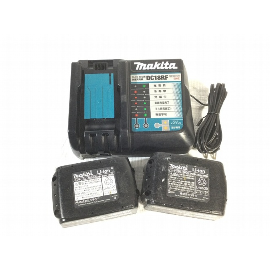 Makita(マキタ)の☆中古品☆ makita マキタ 18V 充電式インパクトドライバー TD171DRGX 青/ブルー バッテリー2個(6.0Ah) 充電器＋ケース 87541 自動車/バイクのバイク(工具)の商品写真