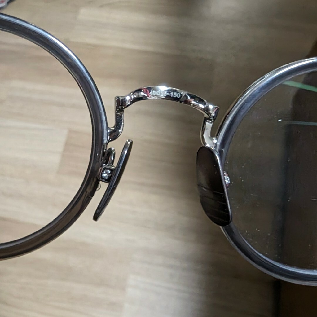 THOM BROWNE(トムブラウン)のTHOM BROWNE ラウンドフレームメガネ 眼鏡 アイウェア メンズのファッション小物(サングラス/メガネ)の商品写真