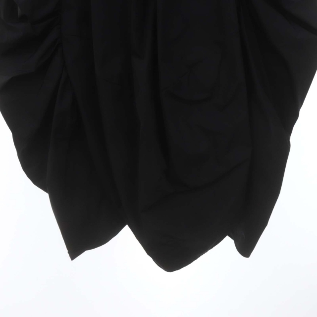 ENFOLD(エンフォルド)のエンフォルド メモリータフタ スカート ロング丈 レサイドジップ 38 M 黒 レディースのスカート(ロングスカート)の商品写真