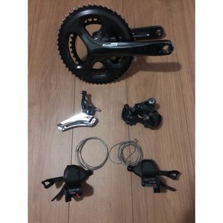 シマノ(SHIMANO)のロード クロスバイク ティアグラ sl-4700 ディレイラー クランク(パーツ)