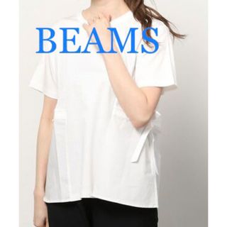 ビーミング ライフストア バイ ビームス(B:MING LIFE STORE by BEAMS)の【美品】ビーミングバイビームス   春夏デザインカットソー(カットソー(半袖/袖なし))