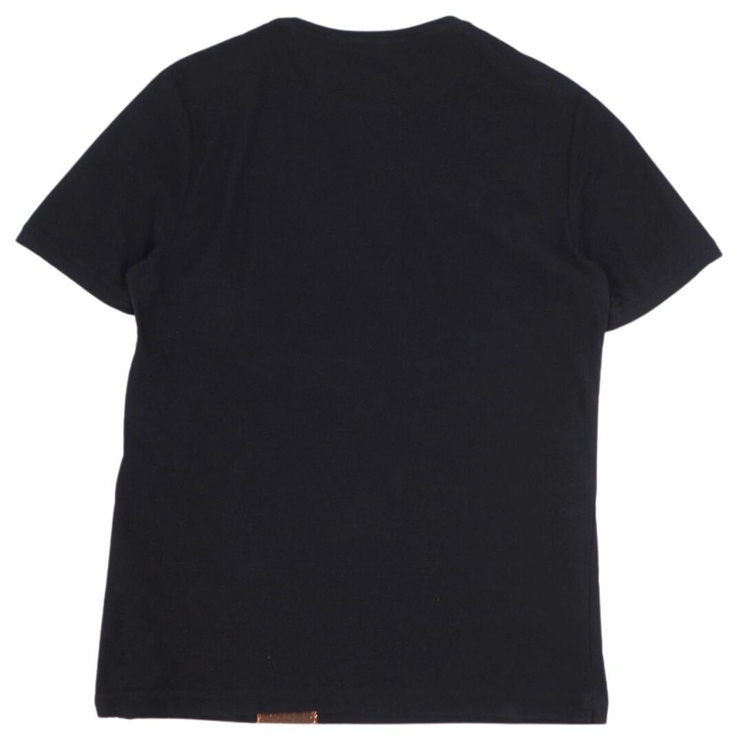 FENDI(フェンディ)の美品 フェンディ FENDI Tシャツ カットソー 半袖 ショートスリーブ ロゴ トップス メンズ XL ブラック メンズのトップス(Tシャツ/カットソー(半袖/袖なし))の商品写真