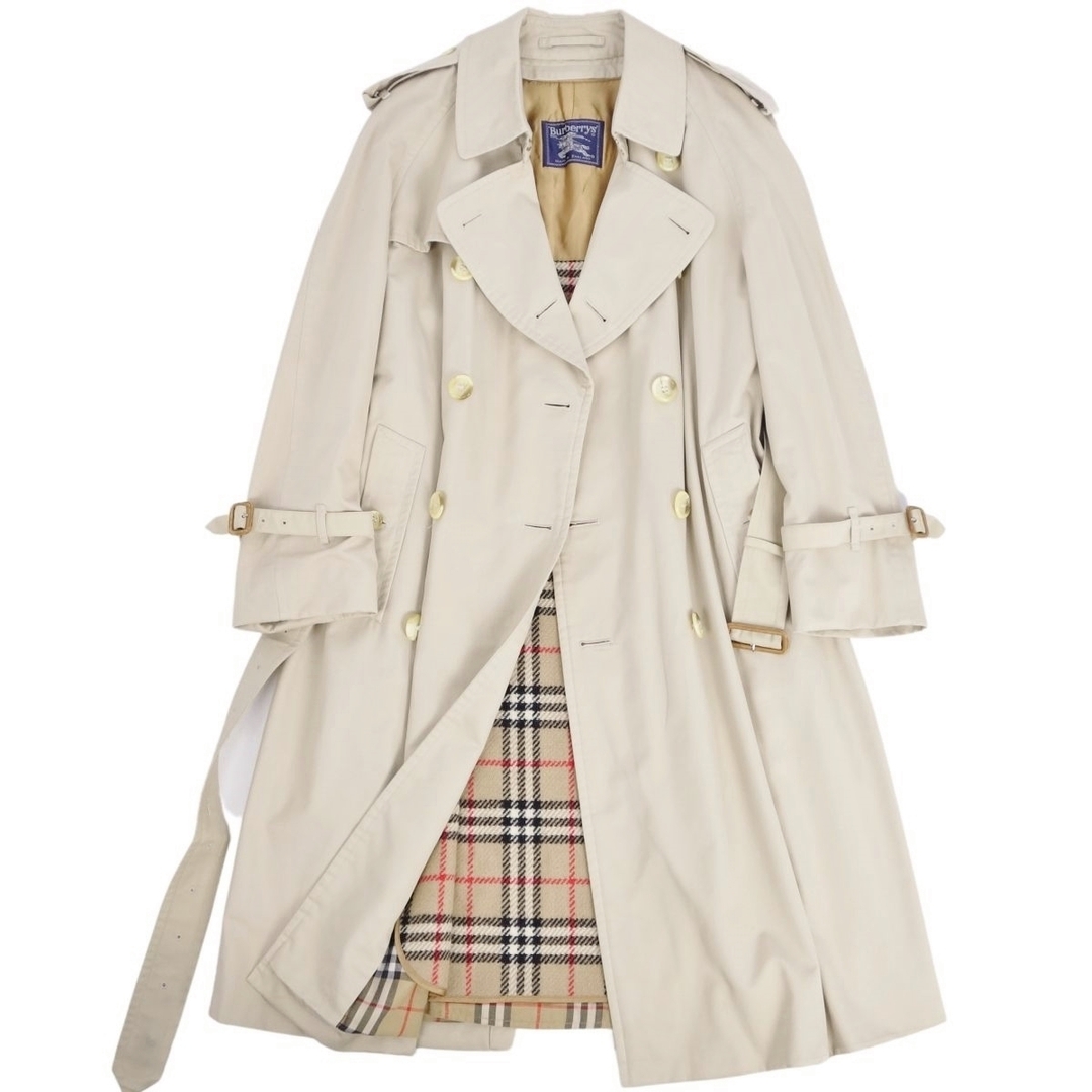 BURBERRY(バーバリー)の美品 Vintage バーバリー Burberrys コート トレンチコート 英国製 ライナー付き アウター メンズ 50(M相当) ベージュ メンズのジャケット/アウター(トレンチコート)の商品写真