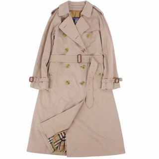 バーバリー(BURBERRY)の美品 Vintage バーバリー Burberrys コート トレンチコート ライナー付き 英国製 裏チェック アウター レディース 6LONG(M相当) ベージュ(トレンチコート)