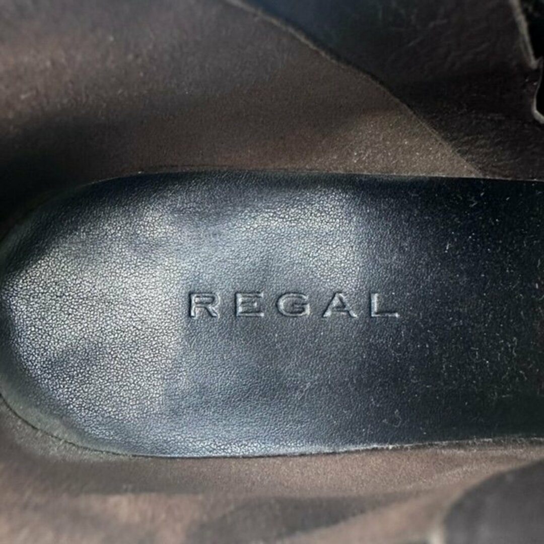 REGAL(リーガル)のリーガル REGAL ショートブーツ ヒール 24.5 茶 レディースの靴/シューズ(ブーツ)の商品写真