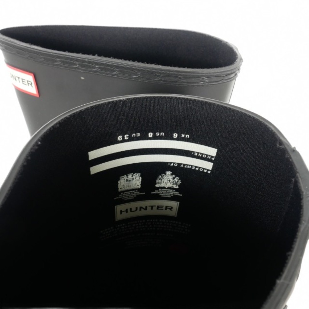 HUNTER(ハンター)のハンター HUNTER ロングブーツ レインブーツ UK6 25cm 黒 レディースの靴/シューズ(レインブーツ/長靴)の商品写真