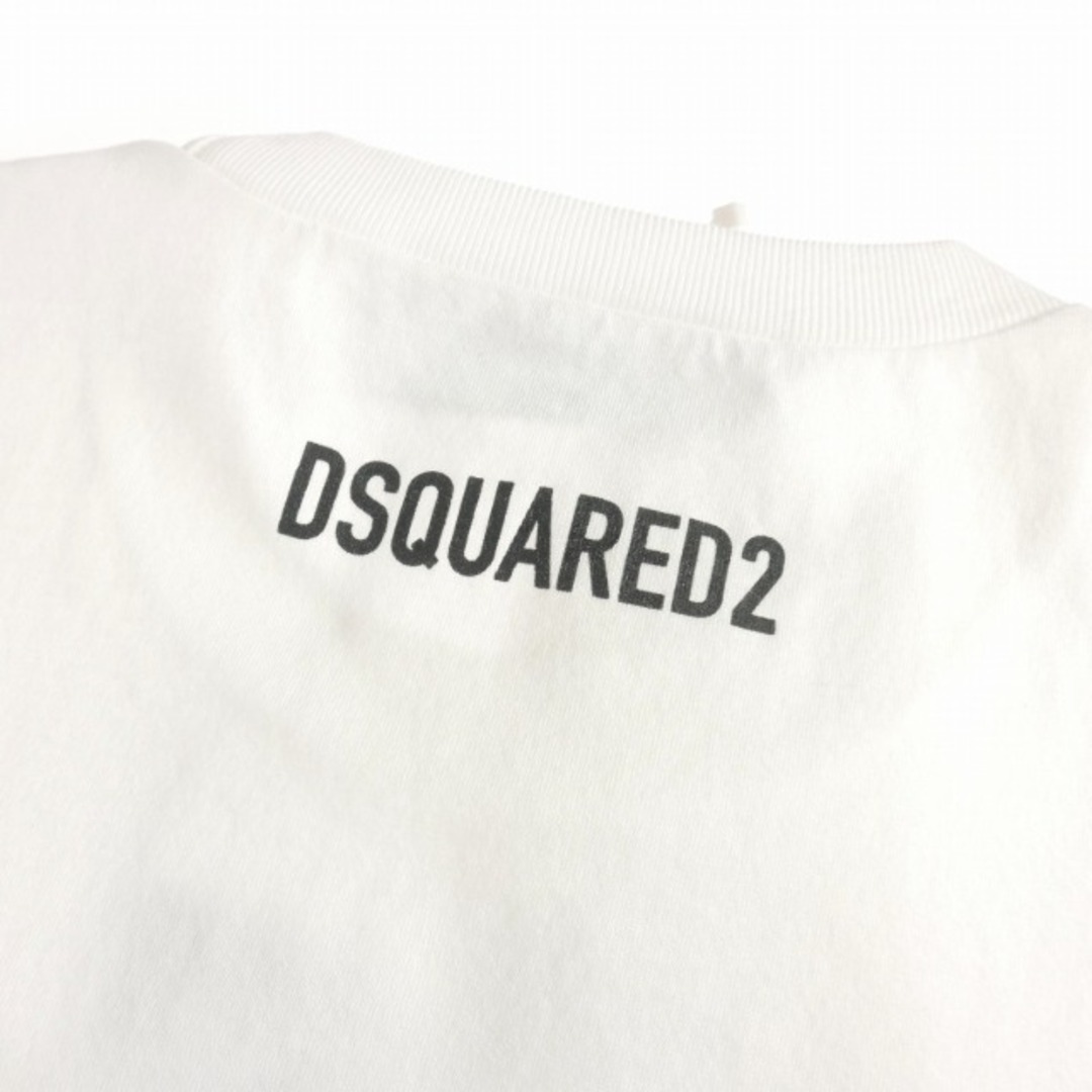 DSQUARED2(ディースクエアード)のディースクエアード 21AW ドッグプリント Tシャツ XXS ホワイト 白 レディースのトップス(Tシャツ(半袖/袖なし))の商品写真