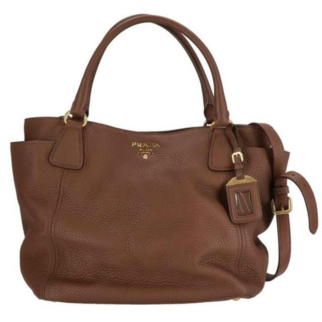 PRADA プラダ/レザー2WAYハンドバッグ/BR/BN2435/165/ブランド PRADA プラダ/レザー2WAYハンドバッグ/BR/BN2435/165/ブランド