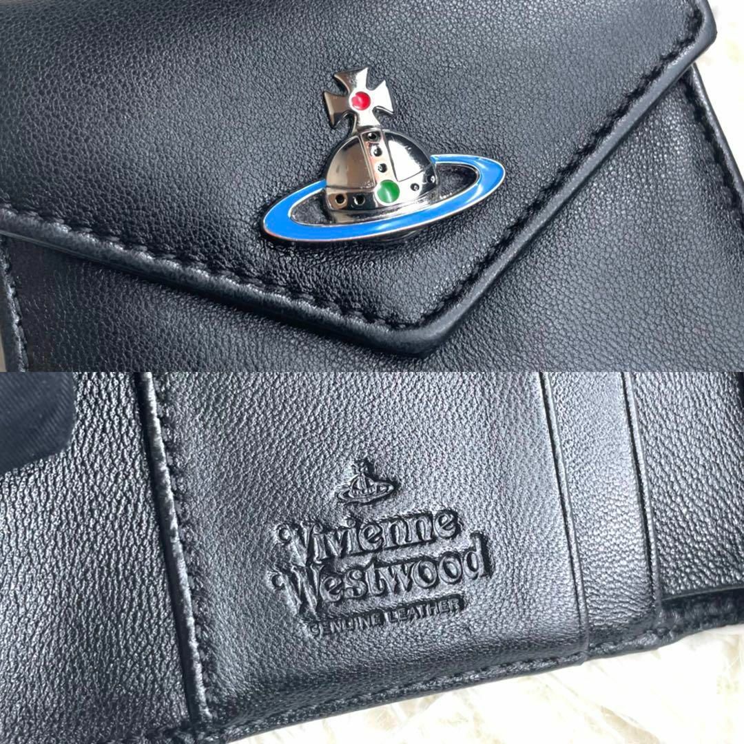 Vivienne Westwood(ヴィヴィアンウエストウッド)の⋟美品⋞ / ヴィヴィアンウエストウッド エマオーブコンパクトレターウォレット レディースのファッション小物(財布)の商品写真