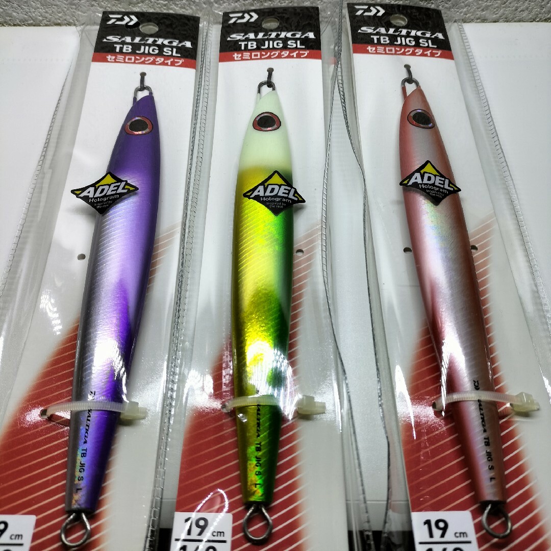 DAIWA(ダイワ)のDAIWA ダイワ ソルティガ TB JIG SL 160g  ３カラーセット スポーツ/アウトドアのフィッシング(ルアー用品)の商品写真