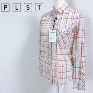 プラステ(PLST)の【新品】PLST プラステ プラステ チェック シャツ コットン 長袖(その他)