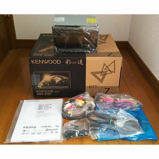 ケンウッド(KENWOOD)の【未使用 KENWOOD 彩速ナビ MDV-Z701 地図データ最新版に更新済】(カーナビ/カーテレビ)