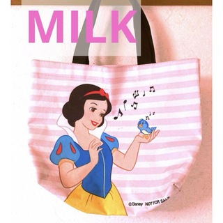ミルク(MILK)の【MILK】Disney バッグ ミニ  白雪姫 ピンク&ホワイト (キャラクターグッズ)
