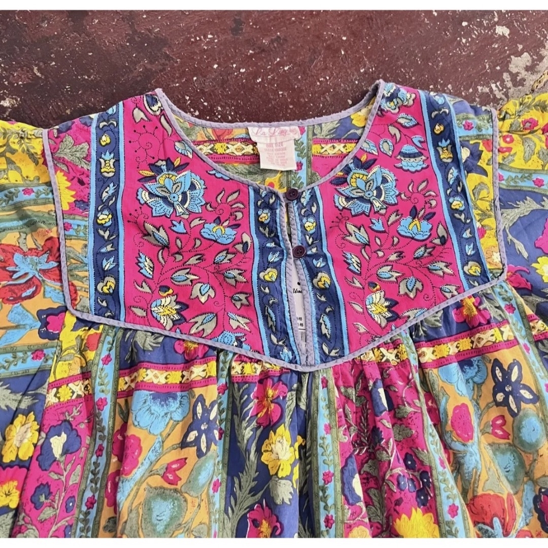 Santa Monica(サンタモニカ)の【5/6までSALE】vintage indian cotton dress レディースのワンピース(ロングワンピース/マキシワンピース)の商品写真