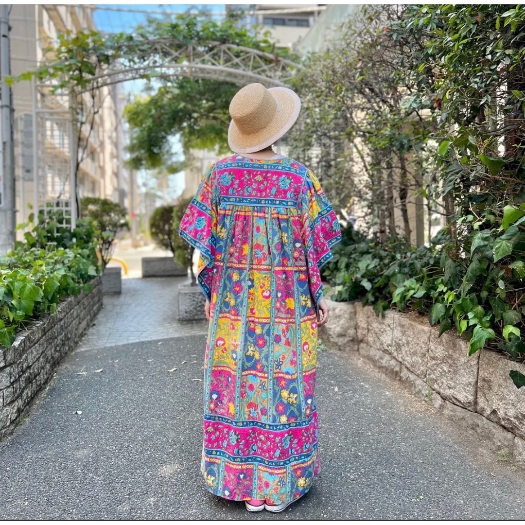 Santa Monica(サンタモニカ)の【5/6までSALE】vintage indian cotton dress レディースのワンピース(ロングワンピース/マキシワンピース)の商品写真