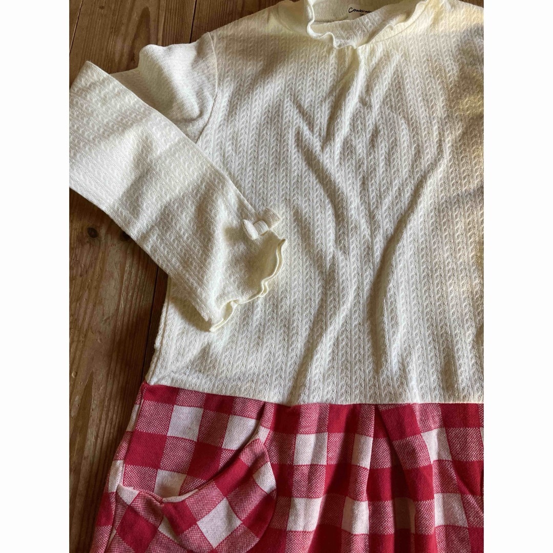 Combi mini(コンビミニ)のコンビ　ミニ　ワンピース　120 キッズ/ベビー/マタニティのキッズ服女の子用(90cm~)(ワンピース)の商品写真