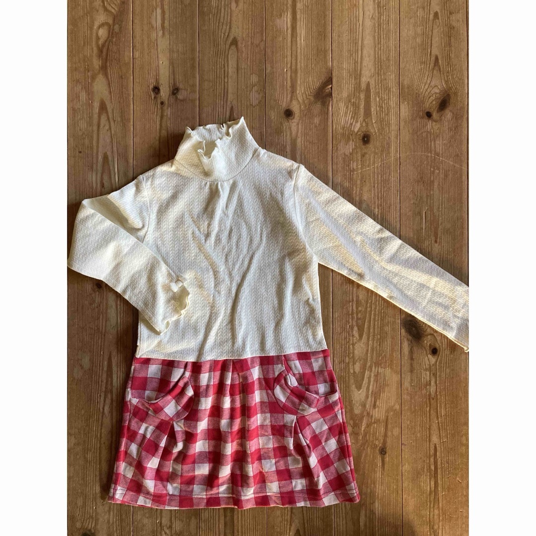 Combi mini(コンビミニ)のコンビ　ミニ　ワンピース　120 キッズ/ベビー/マタニティのキッズ服女の子用(90cm~)(ワンピース)の商品写真