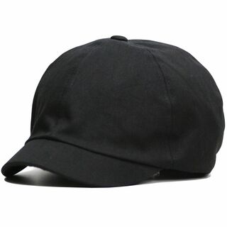 帽子 大きいサイズ メンズ ハンチング キャスケット タイプⅡ ブラック(ハンチング/ベレー帽)