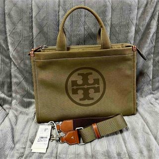 トリーバーチ(Tory Burch)のTORY BURCH エラ キャンバス スモールトート(トートバッグ)