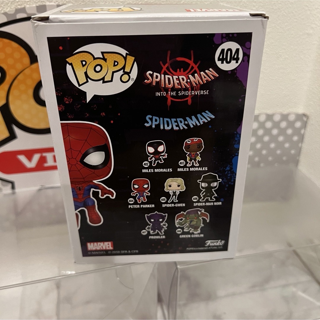 FUNKO(ファンコ)の廃盤レアFUNKO POP! スパイダーマン：スパイダーバース　ピーター エンタメ/ホビーのフィギュア(アメコミ)の商品写真