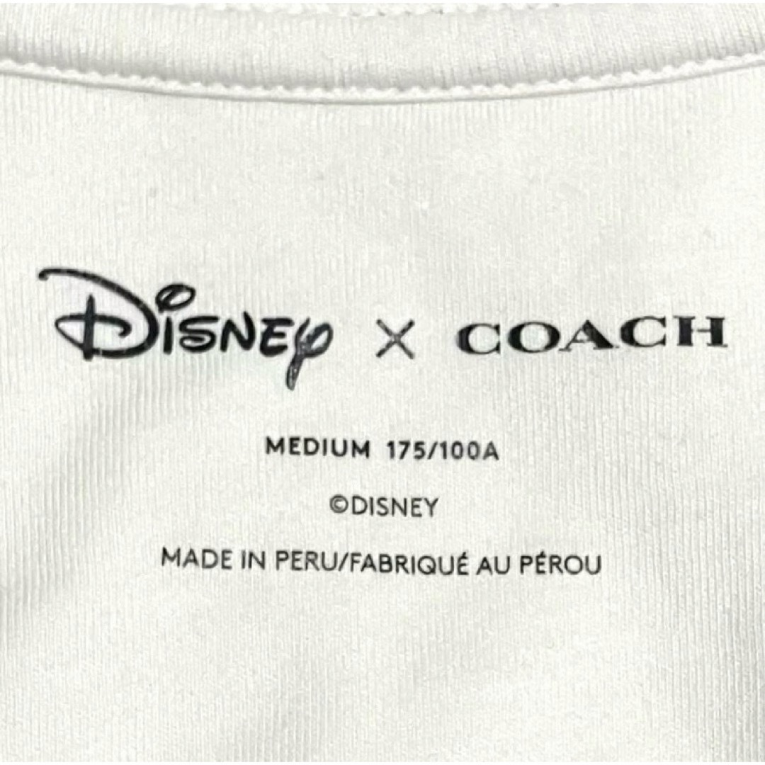 COACH(コーチ)の【希少】COACH×Disney　コラボTシャツ　ミッキー　ブランドロゴ　野球 メンズのトップス(Tシャツ/カットソー(半袖/袖なし))の商品写真