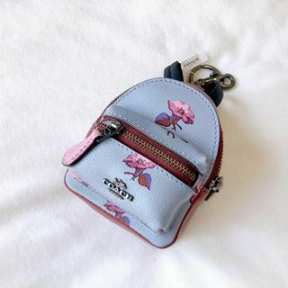 COACH - ✨美品✨COACH コーチ　バッグチャーム　キーホルダー　キーリング　フラワー